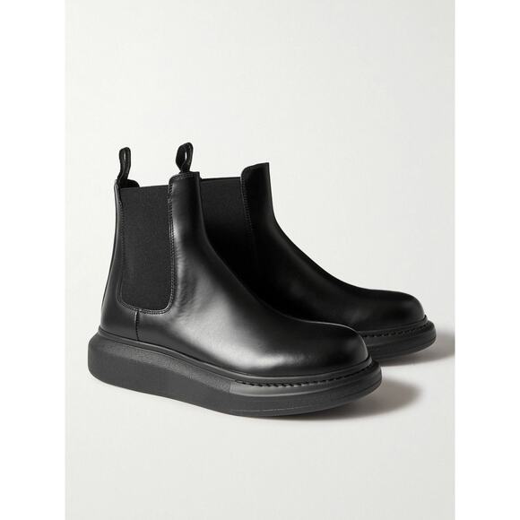 Alexander McQueen Hybrid Chelsea Boots Black - 37